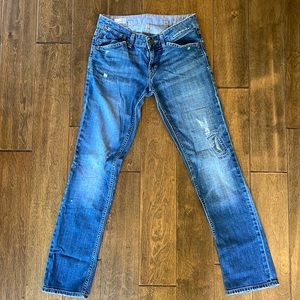 Gap 0/25 easy straight jeans